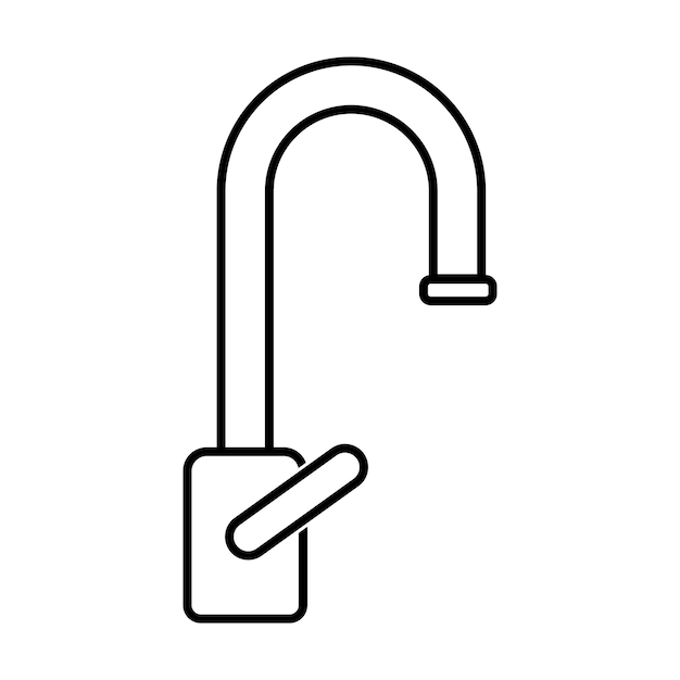 Vector de icono de grifo