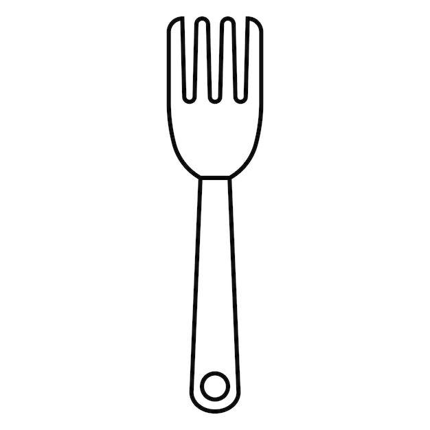 vector icono de horquilla