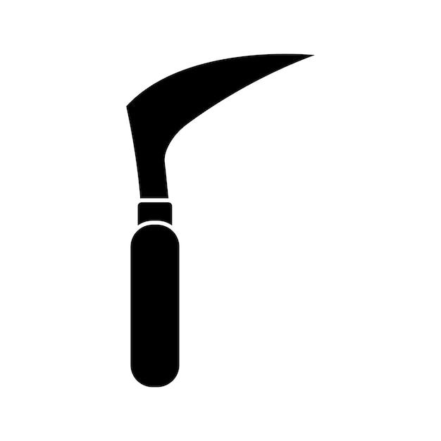 Vector de icono de hoz