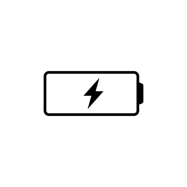 Vector de icono de indicador de energía de batería