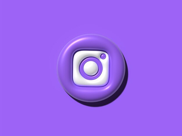 Vector vector de icono de inflar de instagram