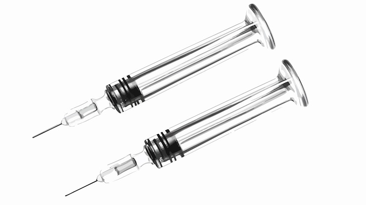 Vector vector de icono de jeringa profesional para uso médico en entornos de atención médica