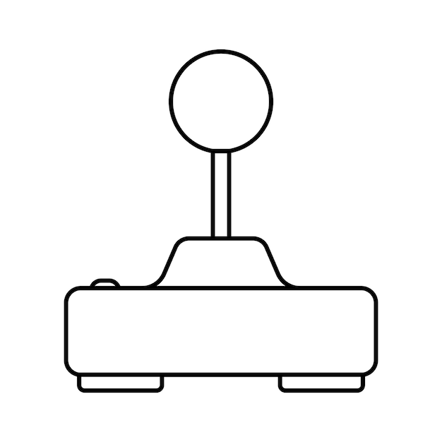 vector de icono de joystick