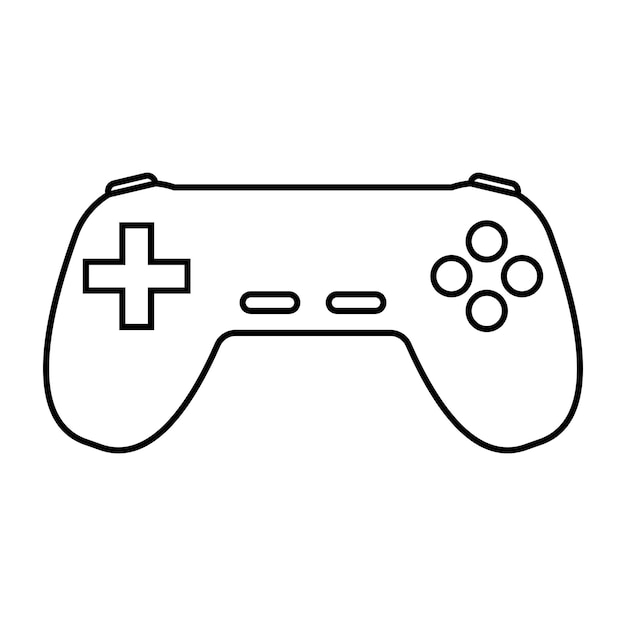 vector de icono de joystick