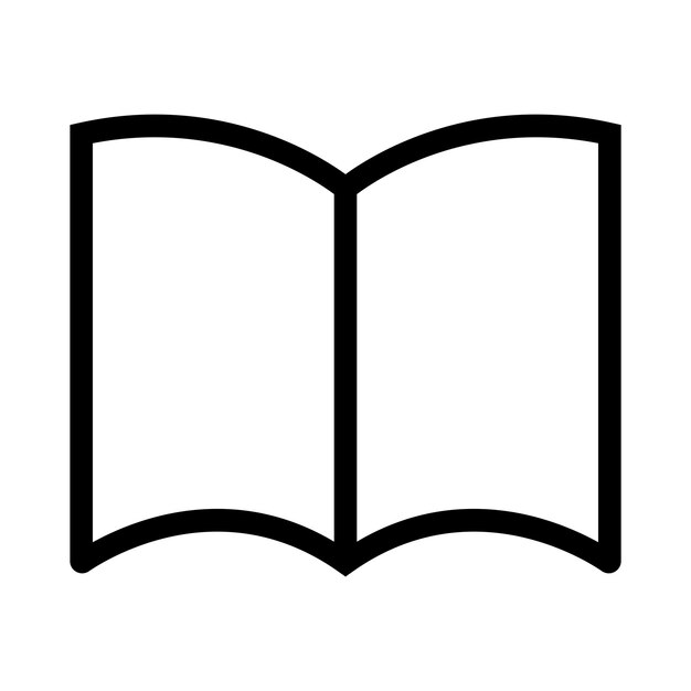 Vector icono de libro
