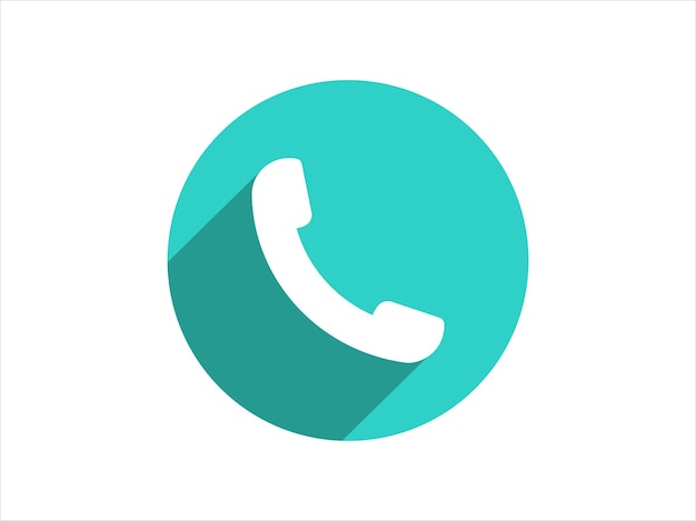 Vector de icono de llamada de teléfono Ilustración vectorial.