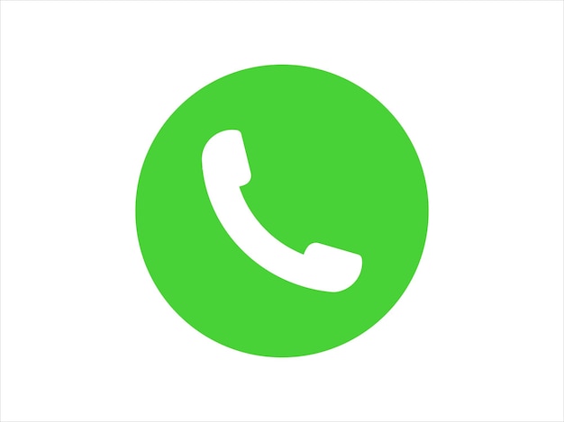 Vector de icono de llamada de teléfono Ilustración vectorial.