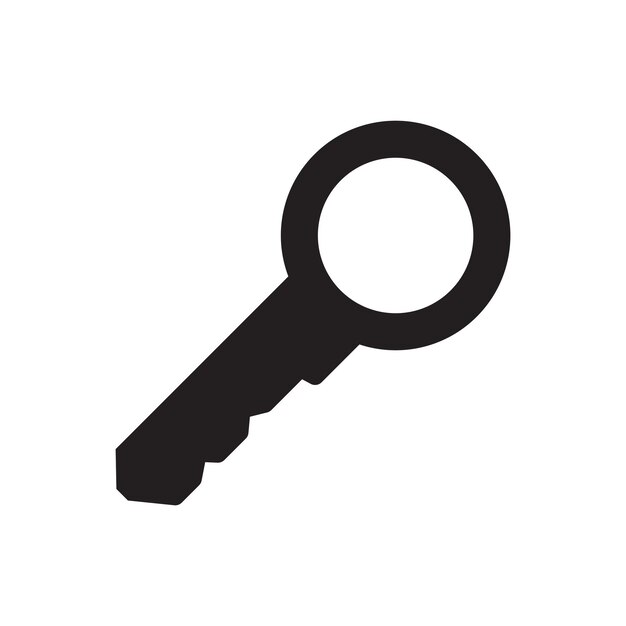 vector de icono de llave