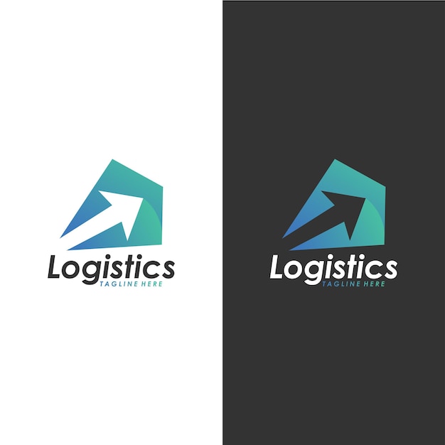 Vector de icono de logotipo de logística express aislado