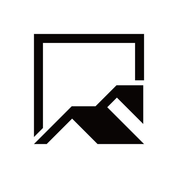 vector del icono del logotipo de la vivienda
