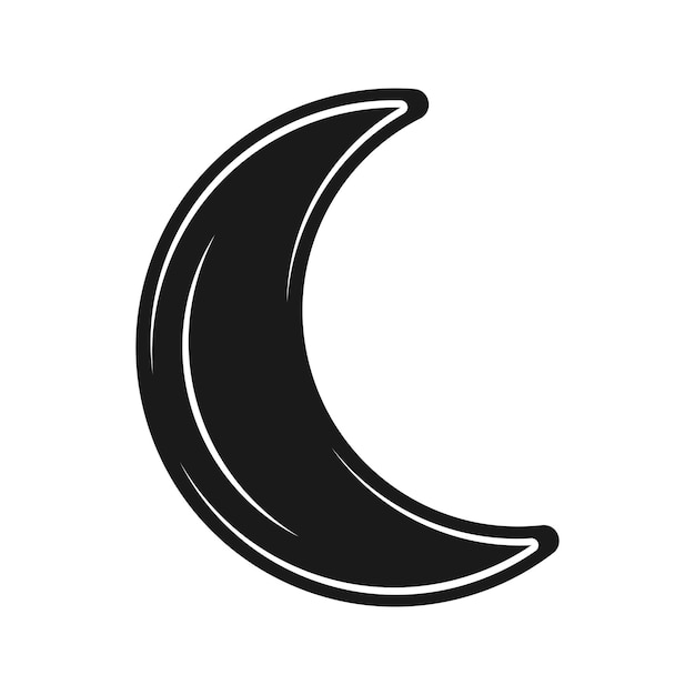 vector icono de luna