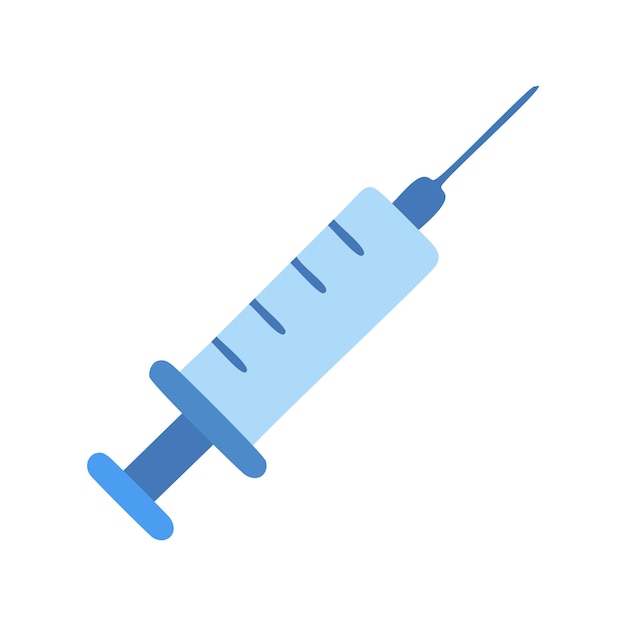 Vector de icono médico de inyección Vector de inyección de icono