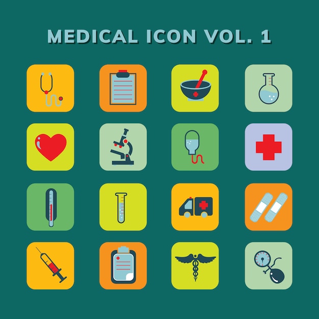 Vector de icono médico