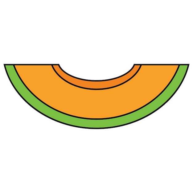 Vector icono de melón