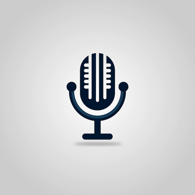 Vector del icono del micrófono png