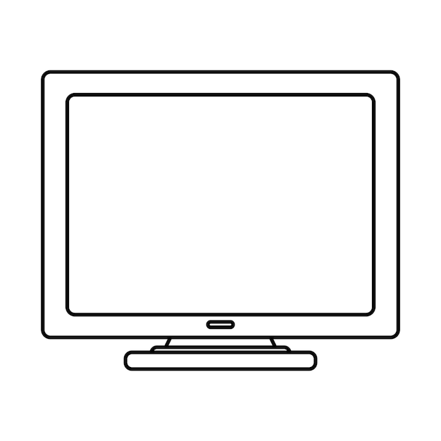 Vector de icono de monitoreo