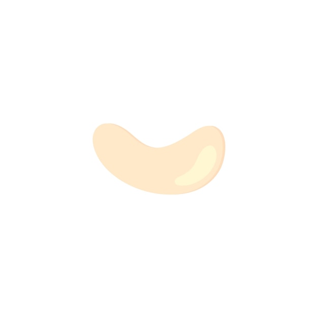 Vector del icono de la nuez de caju