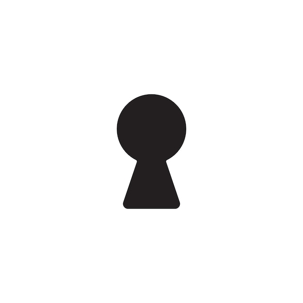 vector de icono de ojo de cerradura