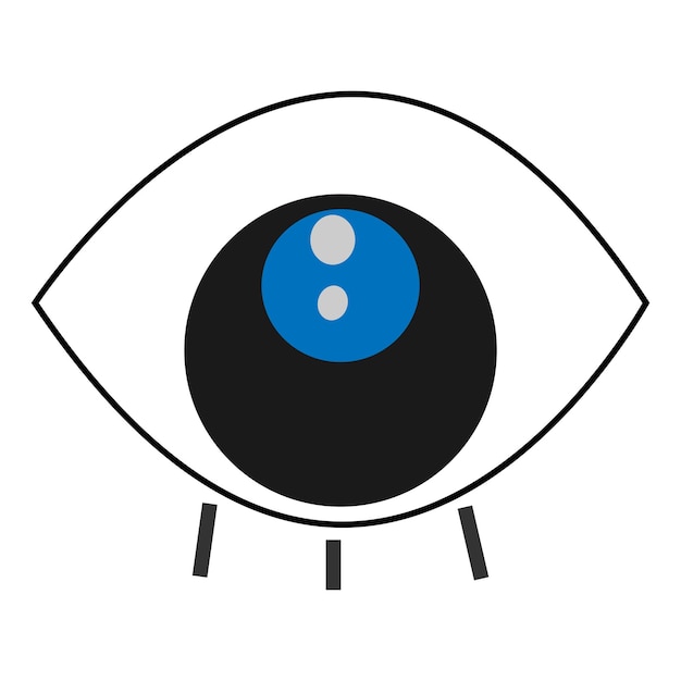 vector de icono de ojo