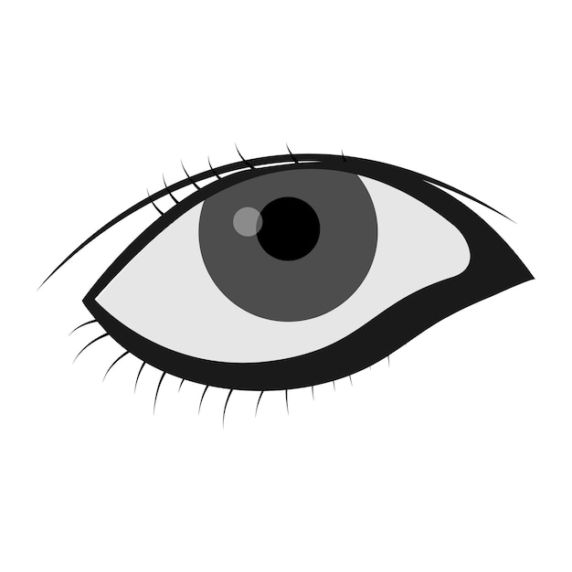 Vector del icono del ojo