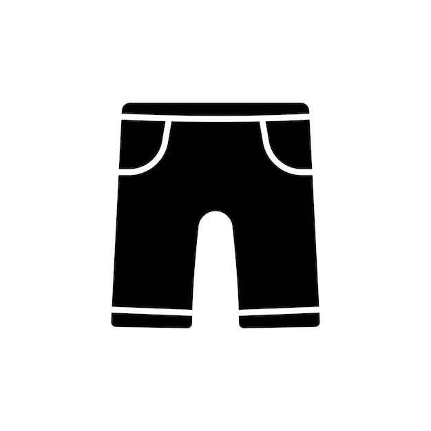 Vector icono de pantalones cortos