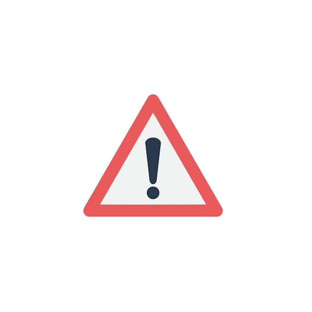 Vector del icono de peligro del sistema