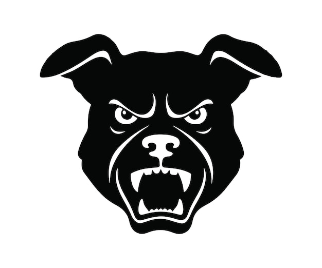 Vector de icono de perro Conjunto de plantillas de diseño de vector de logotipo de perro
