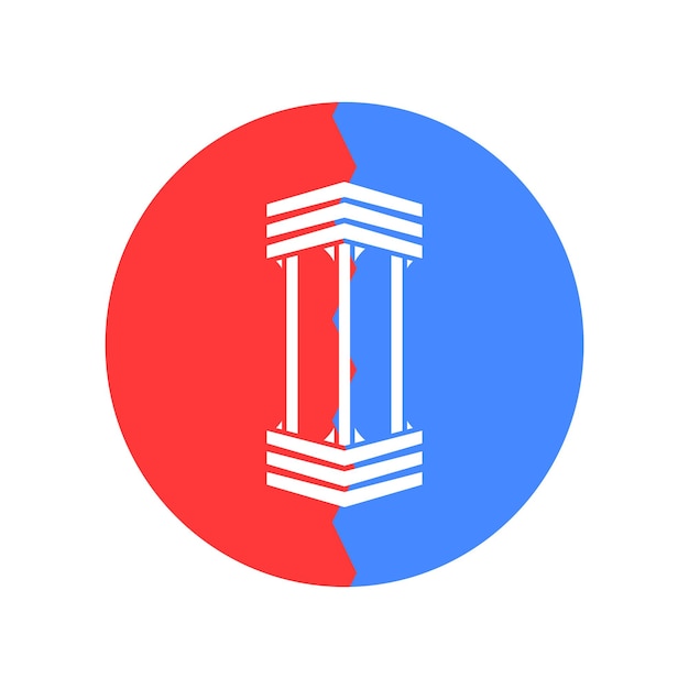 Vector de icono de pilar