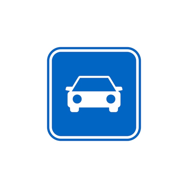 Vector icono plantilla coche ilustración diseño Vector EPS 10