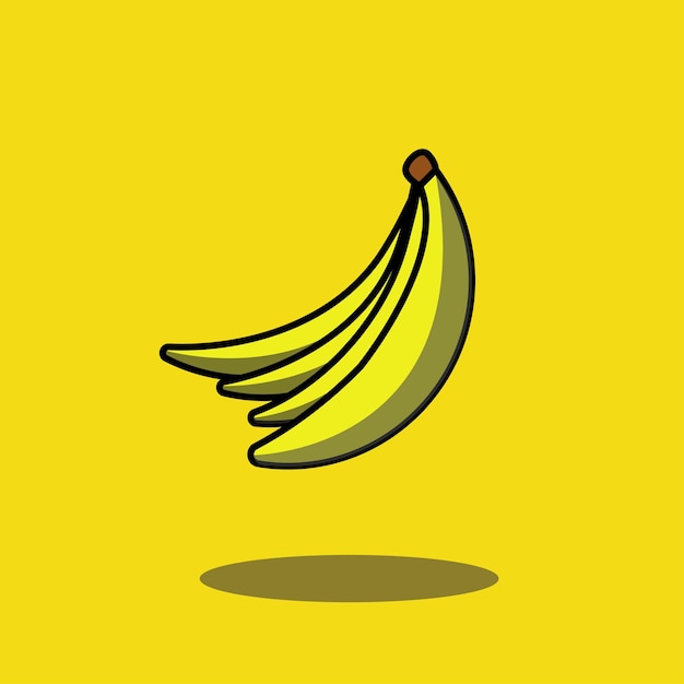 Vector icono de plátano