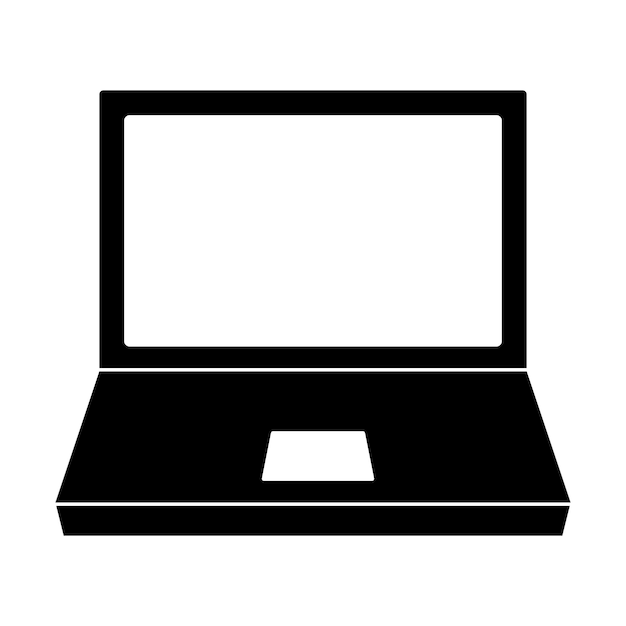 Vector de icono de portátil