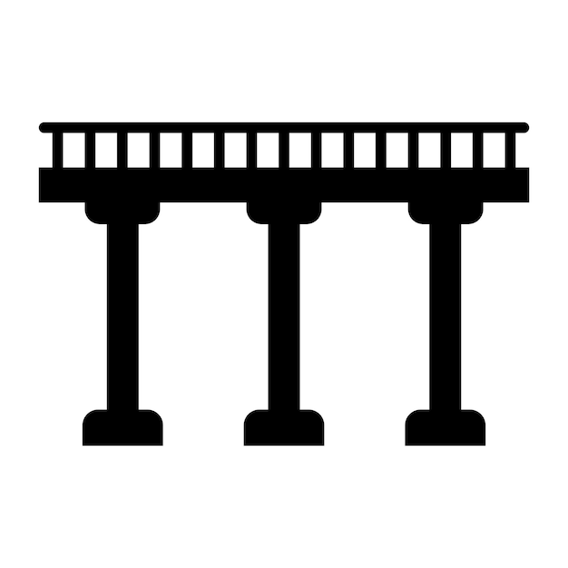 vector icono de puente