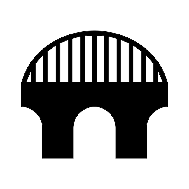 vector icono de puente