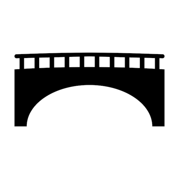 vector icono de puente