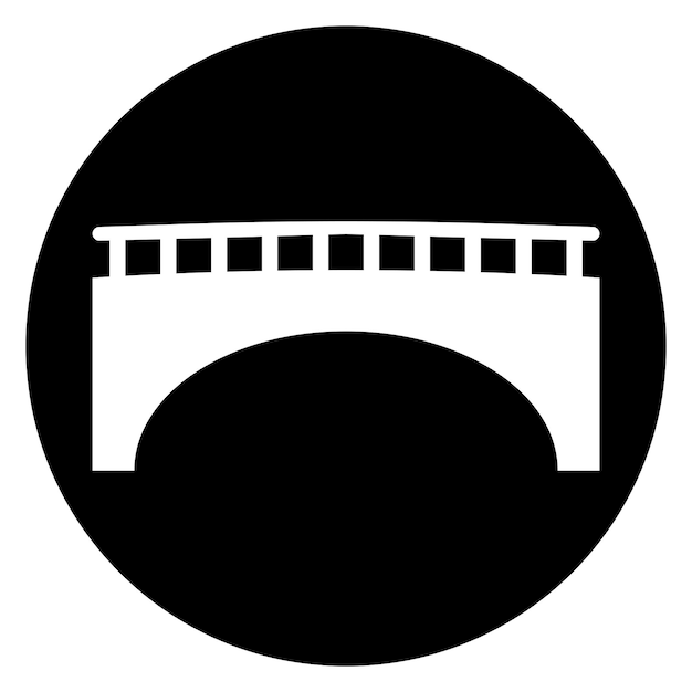 vector icono de puente