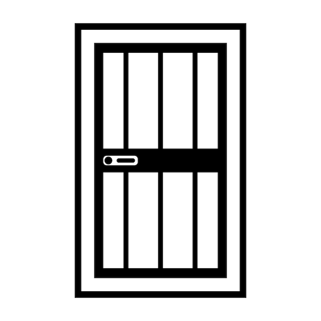 vector de icono de puerta