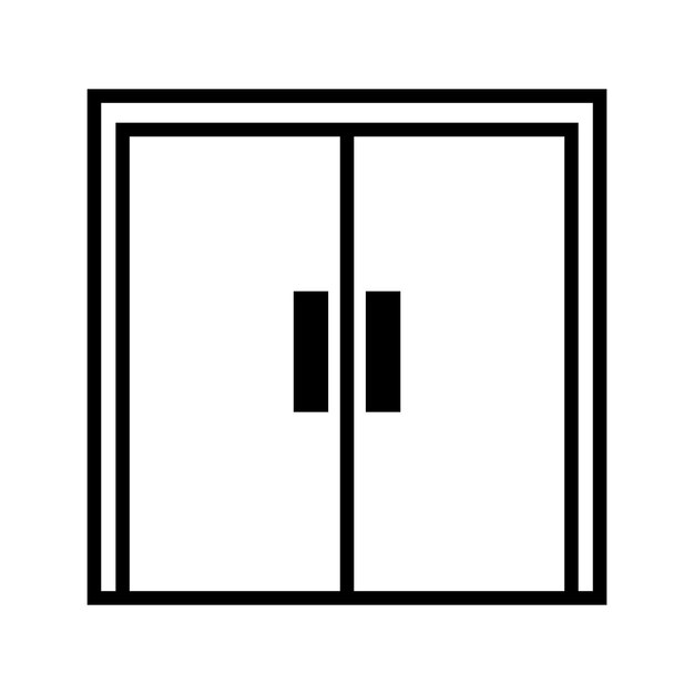 vector de icono de puerta