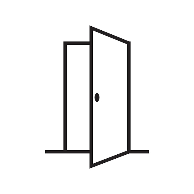 vector icono de puerta