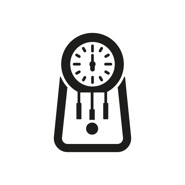 Vector del icono del reloj del abuelo