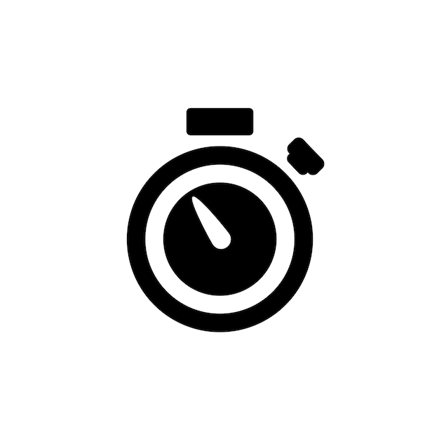 Vector del icono del reloj