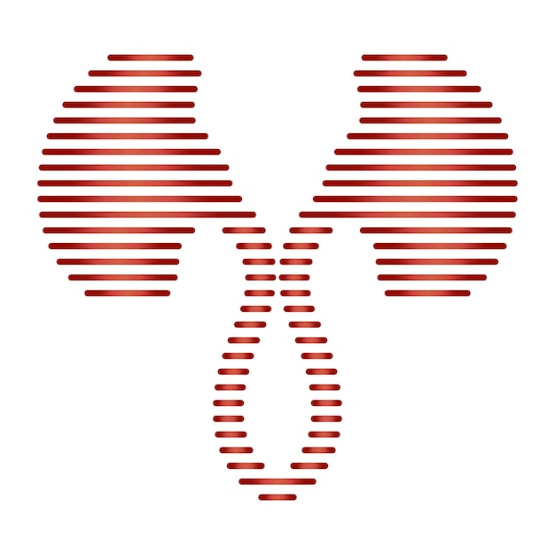 Vector icono de riñón