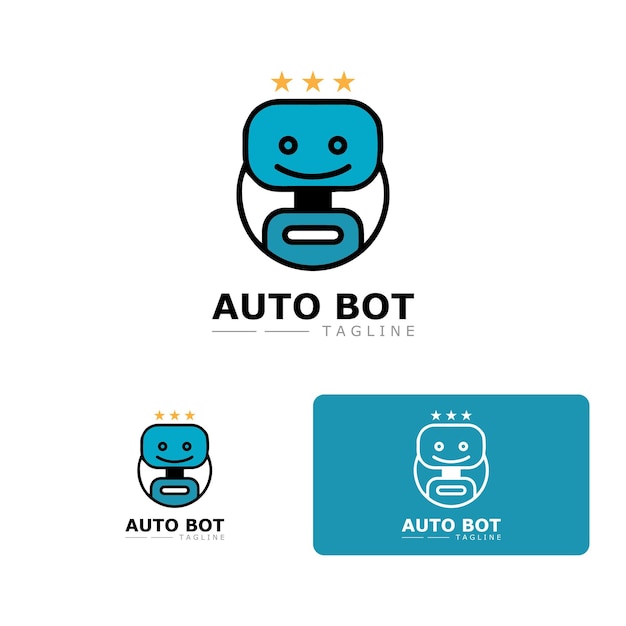 vector de icono de robot