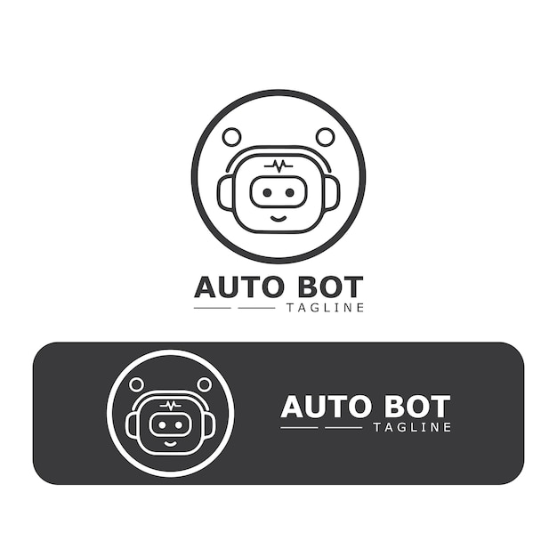 vector de icono de robot