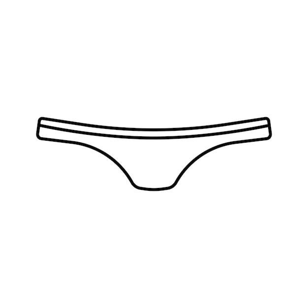 Vector icono de ropa interior