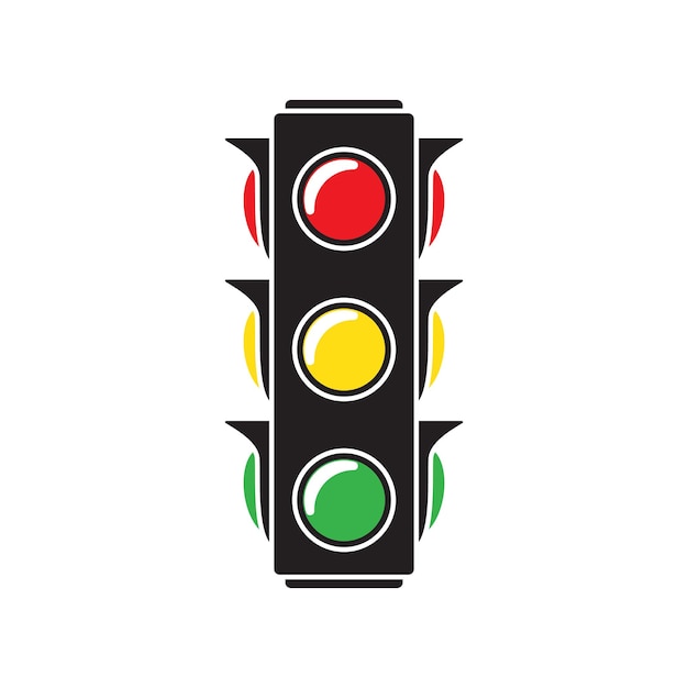 vector de icono de semáforo