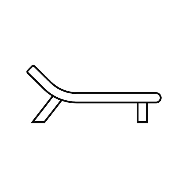 Vector de icono de silla
