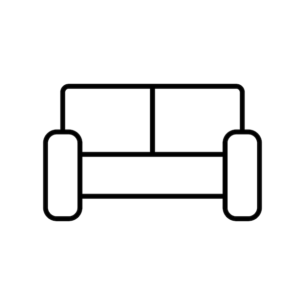 Vector de icono de silla