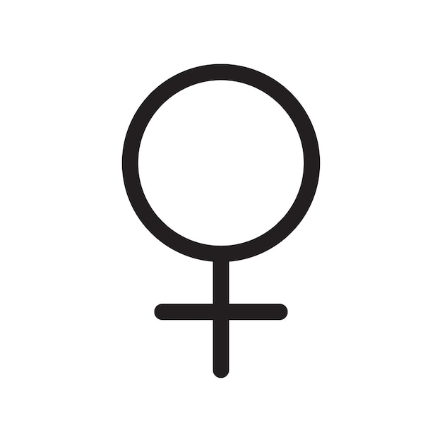 vector de icono de símbolo de género