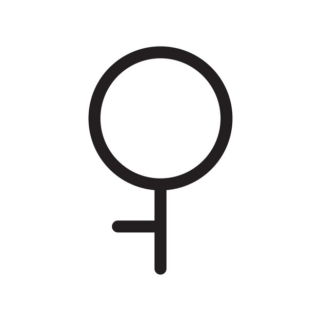 vector de icono de símbolo de género