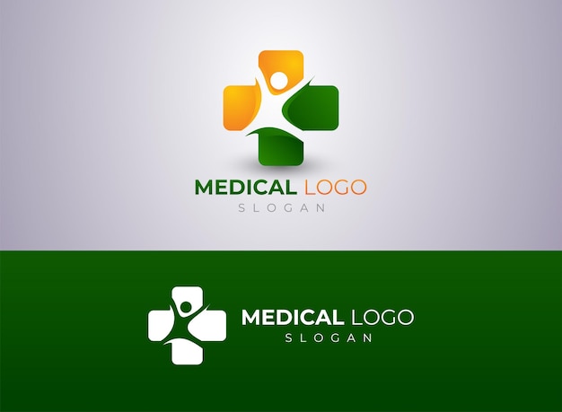 Vector de icono y símbolo de logotipo de hospital